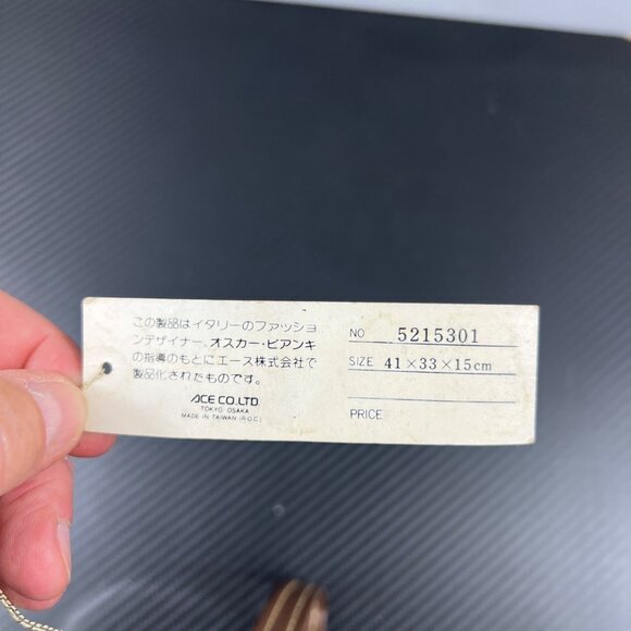 Oscar Bianchi NEW Men’s Toiletry Bag & Travel Tote Bag Combo Canvas &  Leather - Picture 5 of 15